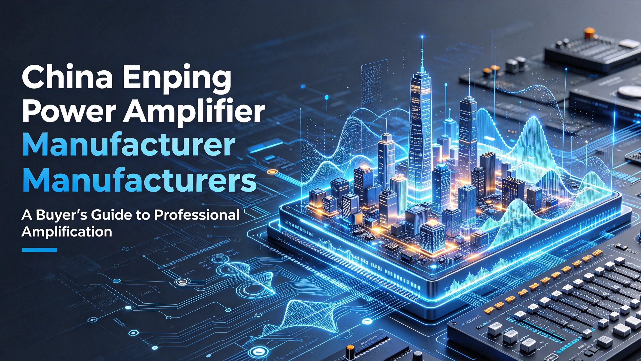 China Enping Power Amplifier Manufacturers: A Buyer's Guide to Professional Amplification