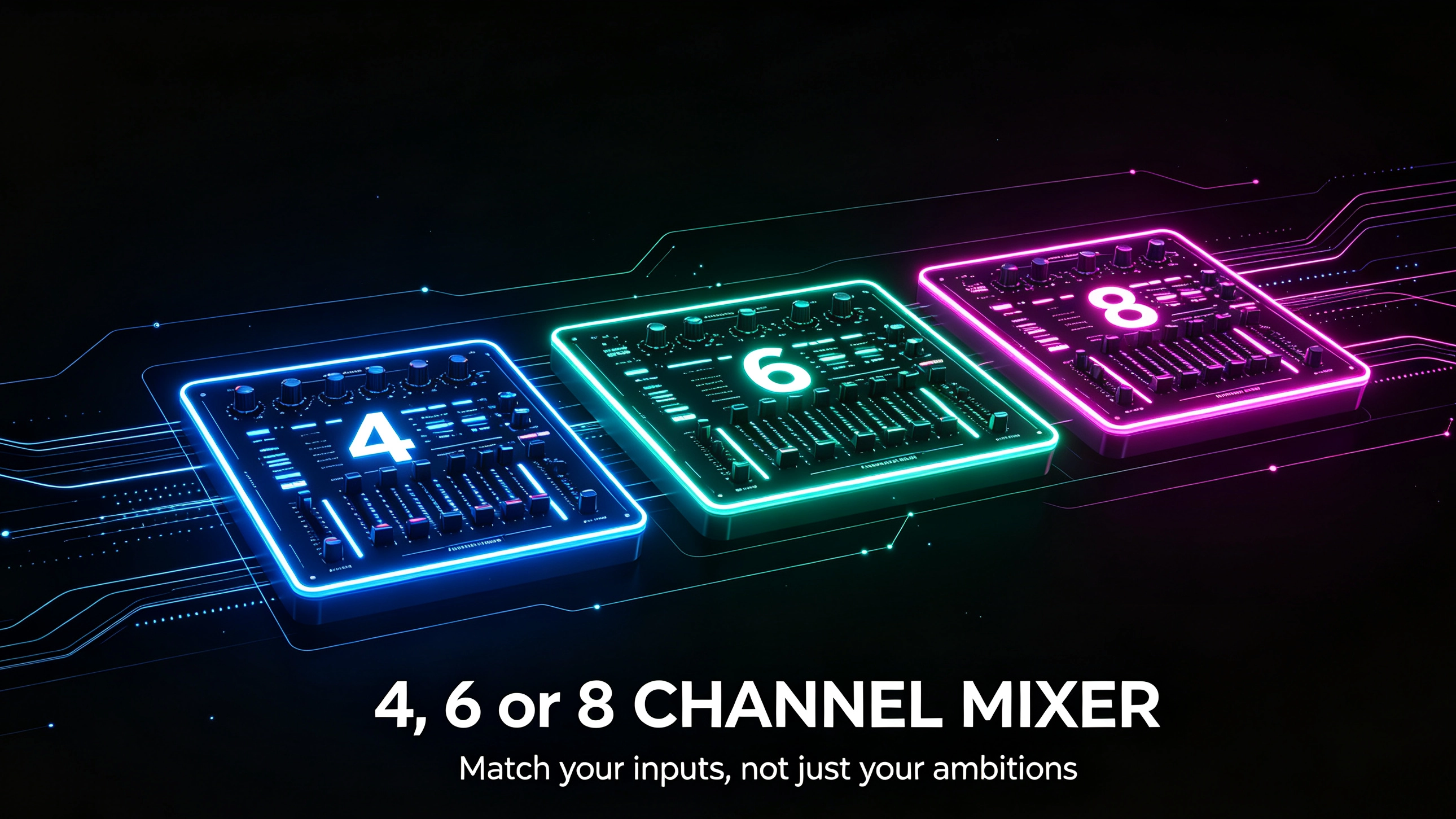 4, 6, or 8 Channel Mixer: Which One Do You Actually Need?