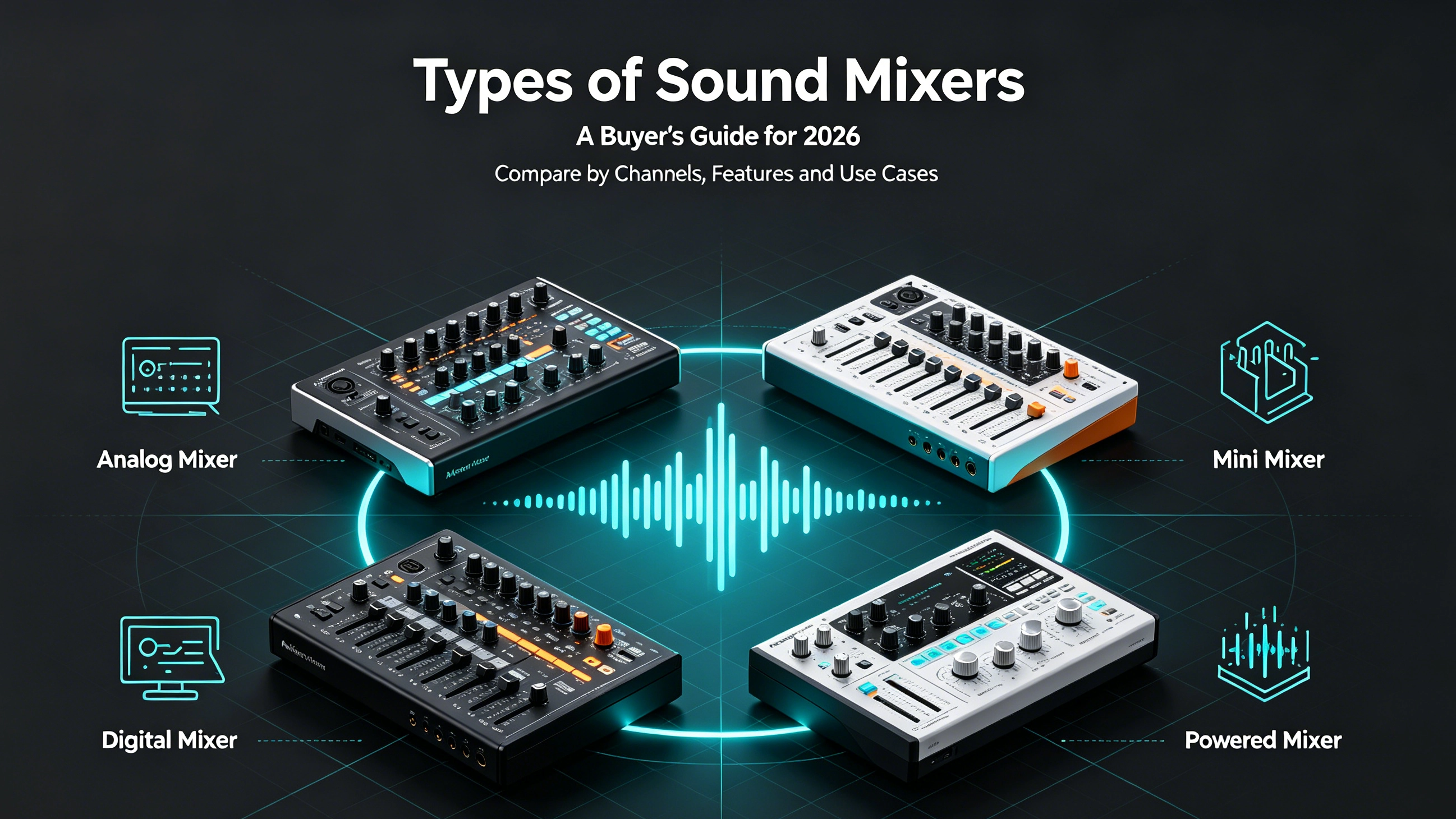 Types of Sound Mixers: A Buyer's Guide for 2026