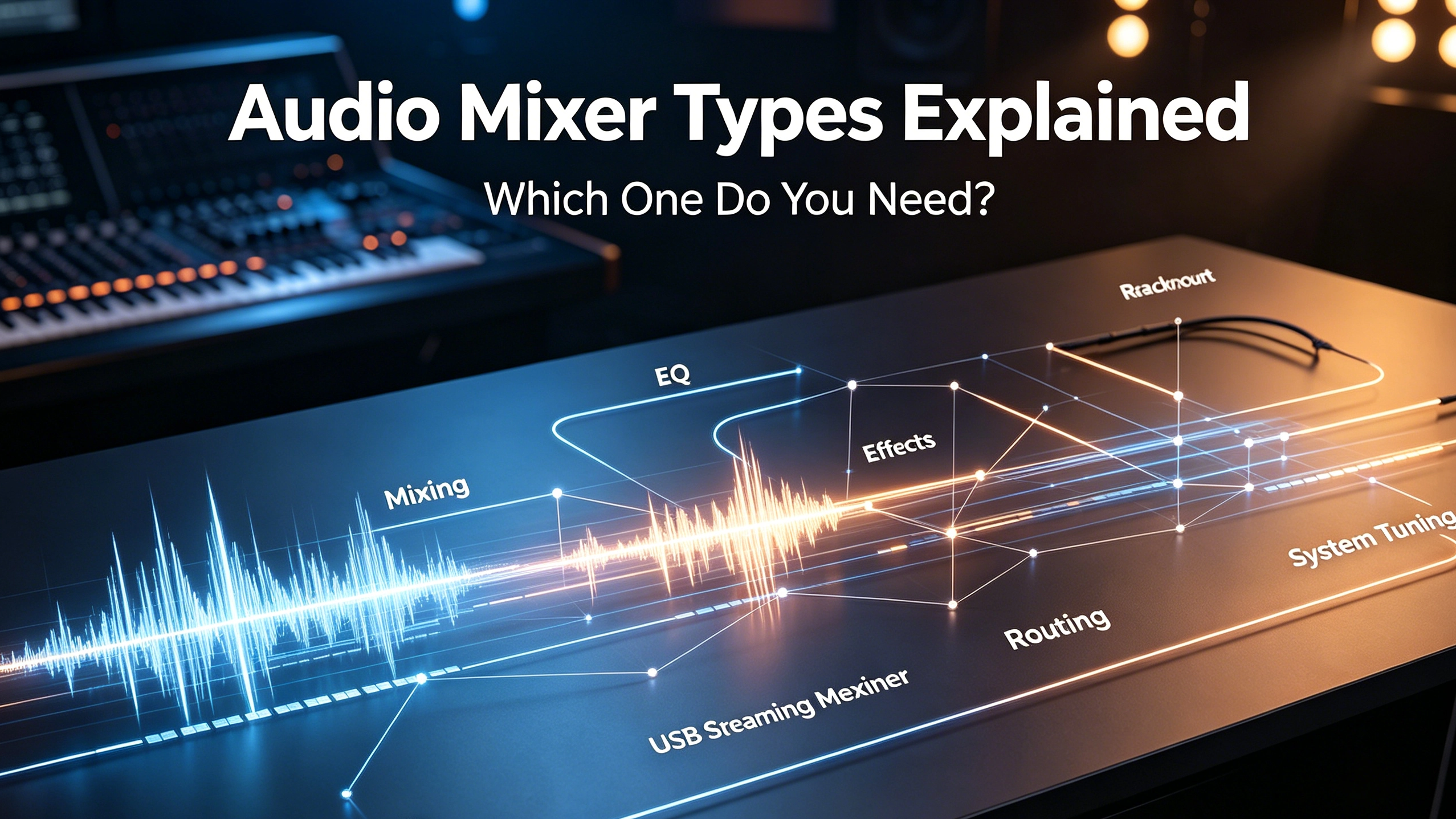 Audio Mixer Types Explained: Which One Do You Need?